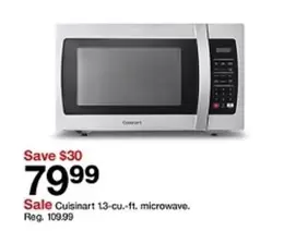 Cuisinart - 1.3-cu.-ft. microwave