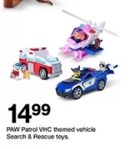 PAW Patrol VHC themed vehicle Search & Rescue toys