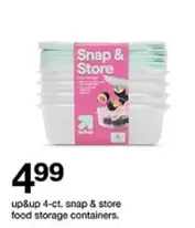 snap & store food storage containers