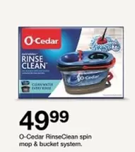 O-Cedar - RinseClean spin mop & bucket system