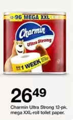 Charmin - Ultra Strong 12-pk. mega XXL-roll toilet paper
