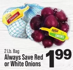 Always - Red or White Onions