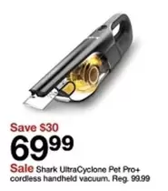 Shark - UltraCyclone Pet Pro+ cordless handheld vacuum