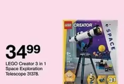 LEGO - Creator 3 in 1 Space Exploration Telescope 31378