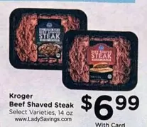 Beef Shaved Steak