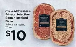 Roman Inspired Pizza