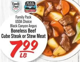 Cube Steak or Stew Meat