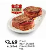 Heart Shaped Cheese Ravioli