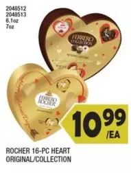 ROCHER 16-PC HEART