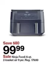 Ninja - Foodi 6-qt. 2-basket air fryer