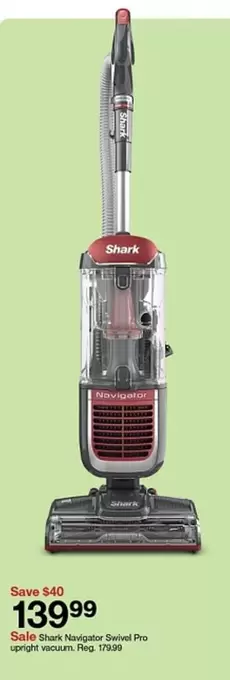 Shark - Navigator Swivel Pro upright vacuum