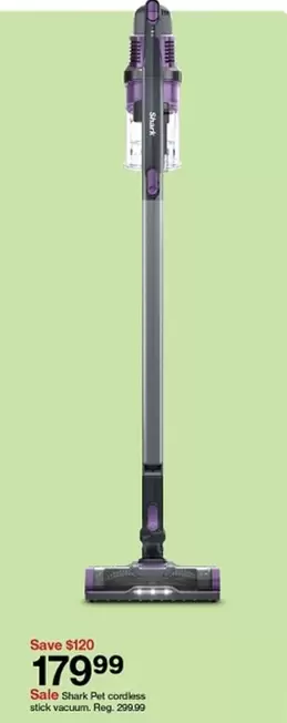 Shark - Pet cordless stick vacuum