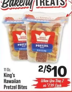 King's Hawaiian - Pretzel Bites