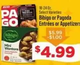 Bibigo or Pagoda Entrées or Appetizers