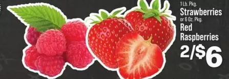 Strawberries or Red Raspberries