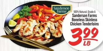 Boneless Skinless Chicken Tenderloins