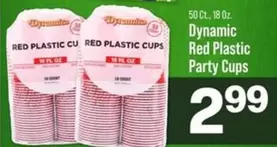 Plastic - Red  Party Cups