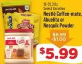 Coffee-Mate - Coffee-mate, Abuelita or Nesquik Powder