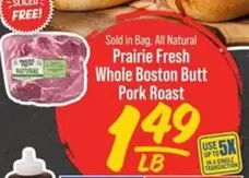 all - Whole Boston Butt Pork Roast