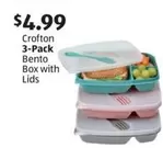 3-Pack Bento Box with Lids
