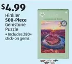 500-Piece Gemstone Puzzle
