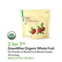 Frozen - Organic Whole Fruit