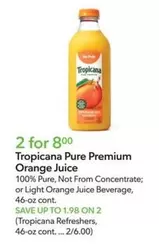Tropicana - Pure Premium Orange Juice