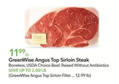 Angus Top Sirloin Steak