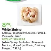 Frozen - White Shrimp