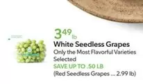 White Seedless Grapes