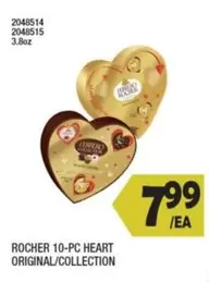 ROCHER 10-PC HEART