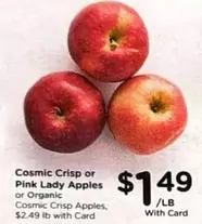 Lady - Cosmic Crisp or Pink  Apples