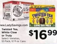 Twisted Tea, White Claw or Truly