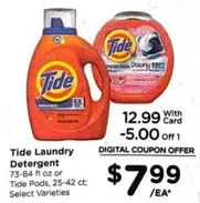 Tide - Laundry Detergent or  Pods