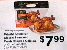 Classic Seasoned Fresh Roasted Chicken