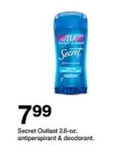Secret - Outlast antiperspirant & deodorant