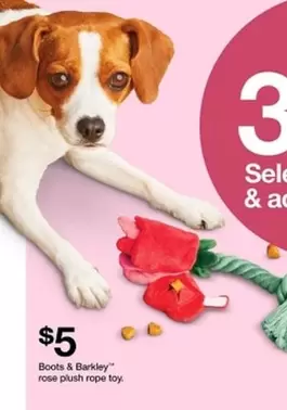 Plush - Rose  Rope Toy