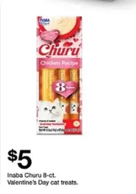 valentine - Churu 8-ct. Valentine's Day cat treats