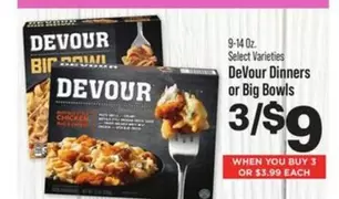 Dinners or Big Bowls