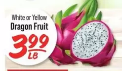 White or Yellow Dragon Fruit