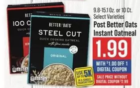 post - Better Oats Instant Oatmeal