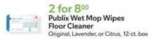 Wet Mop Wipes Floor Cleaner