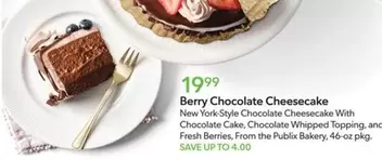 New York - Berry Chocolate Cheesecake