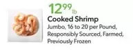 Frozen - Cooked Shrimp