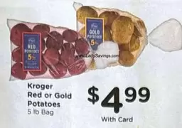 Red or Gold Potatoes