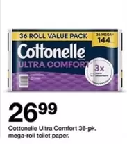 Cottonelle - Ultra Comfort 36-pk. mega-roll toilet paper