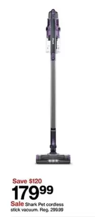 Shark - Pet cordless stick vacuum