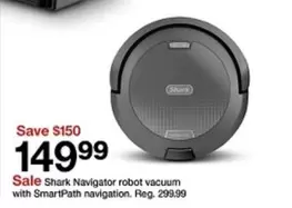 Shark - Navigator robot vacuum with SmartPath navigation