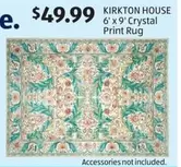 Crystal - 6' x 9'  Print Rug