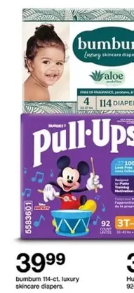 114-ct, luxury skincare diapers